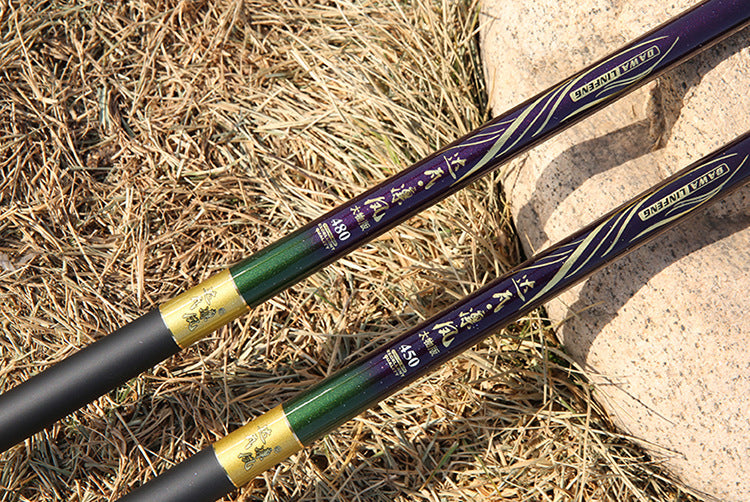 High Carbon 6H19 Light Hard Black Short Pitch Fishing Rod