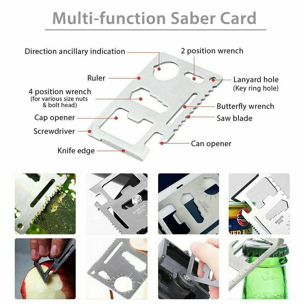 14 in 1 Outdoor Emergency Survival Camping Hiking Gear Set