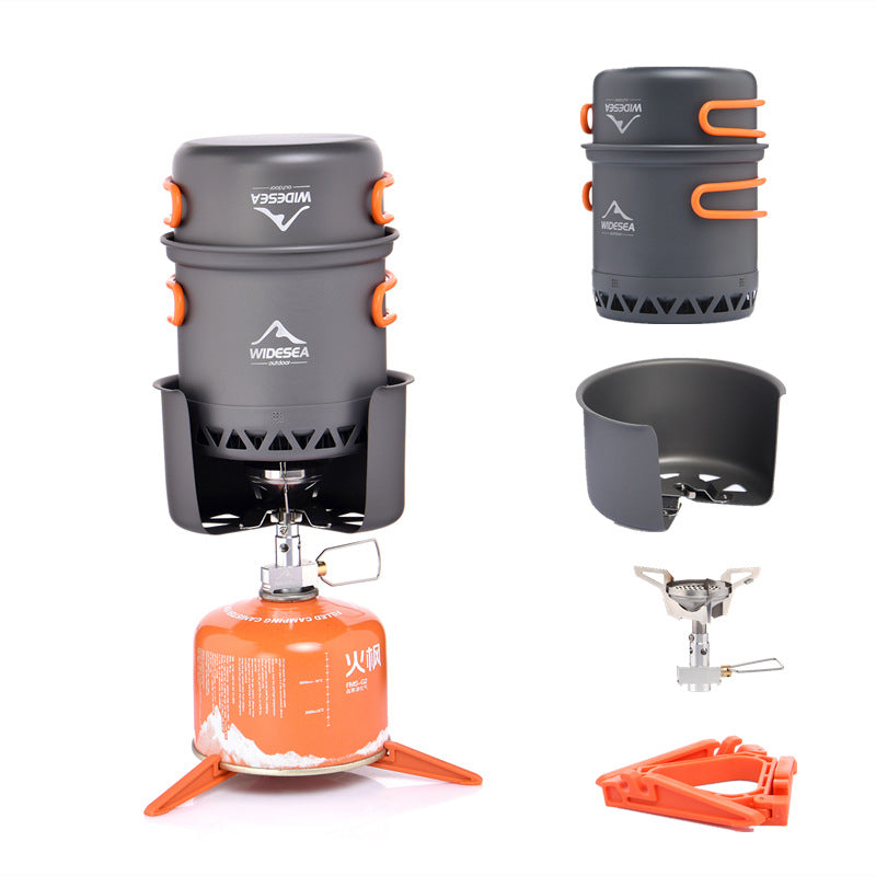 Widesea Outdoor Cookware Set Heat-Collecting