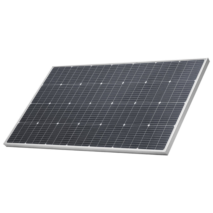 100W Monocrystalline Solar Panel, 23% High-Efficiency Mono PV Module With Stable MC4 Output & Aluminum Frame, IP65 Waterproof Solar Panel For Car Boat RV Flat Rooftop Off-Grid Applications