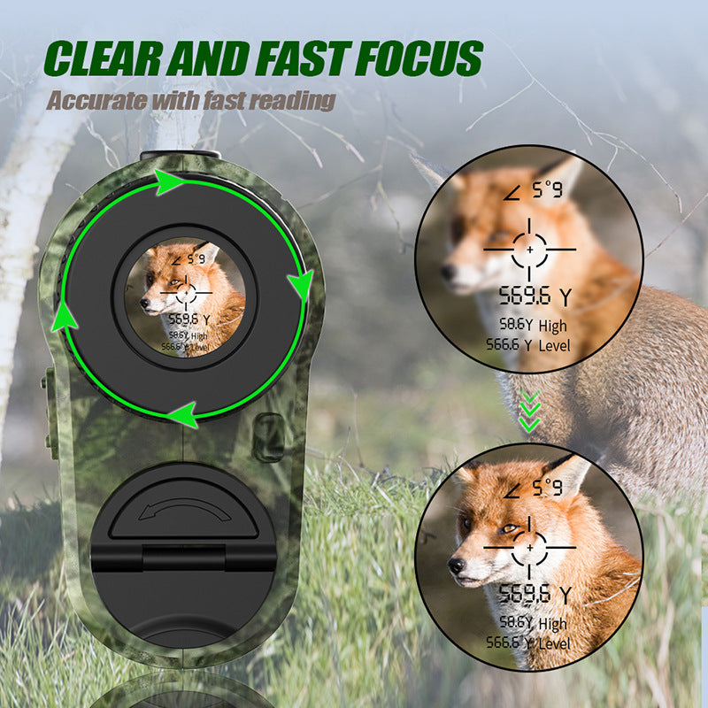Camouflage Golf and Hunting Rangefinder Telescope 1000m