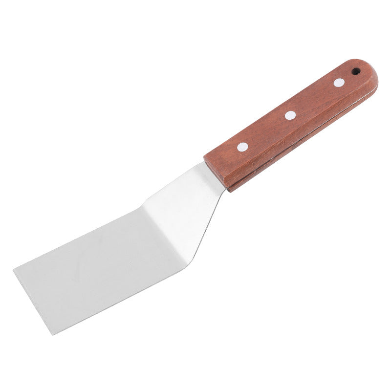 Teppanyaki Steak Shovel Spatula Tool Flat Mouth Pancake