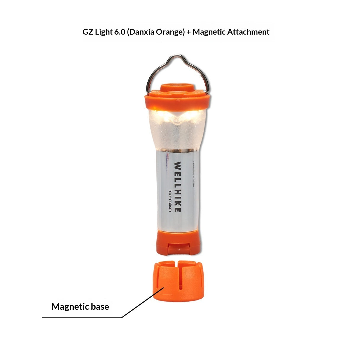 Camping Flashlight With An Incandescent Bulb