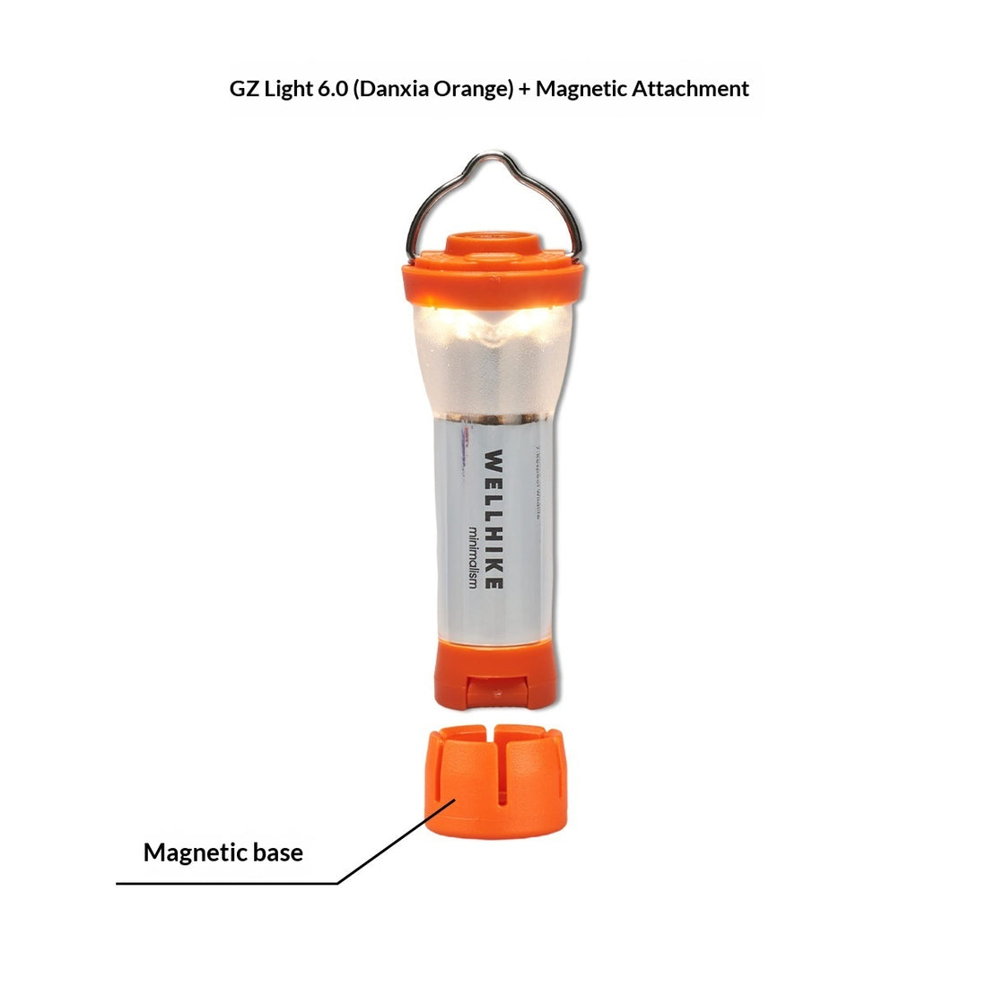 Camping Flashlight With An Incandescent Bulb