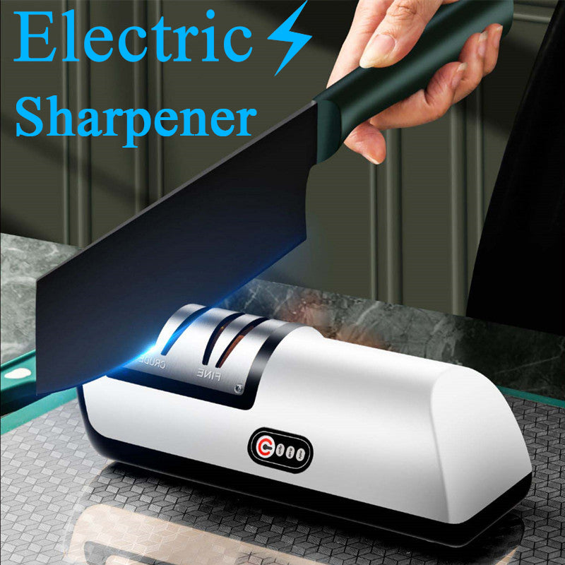 USB Rechargeable Electric Knife Sharpener Adjustable Kitchen Tool