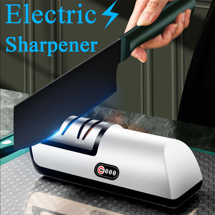 USB Rechargeable Electric Knife Sharpener Adjustable Kitchen Tool