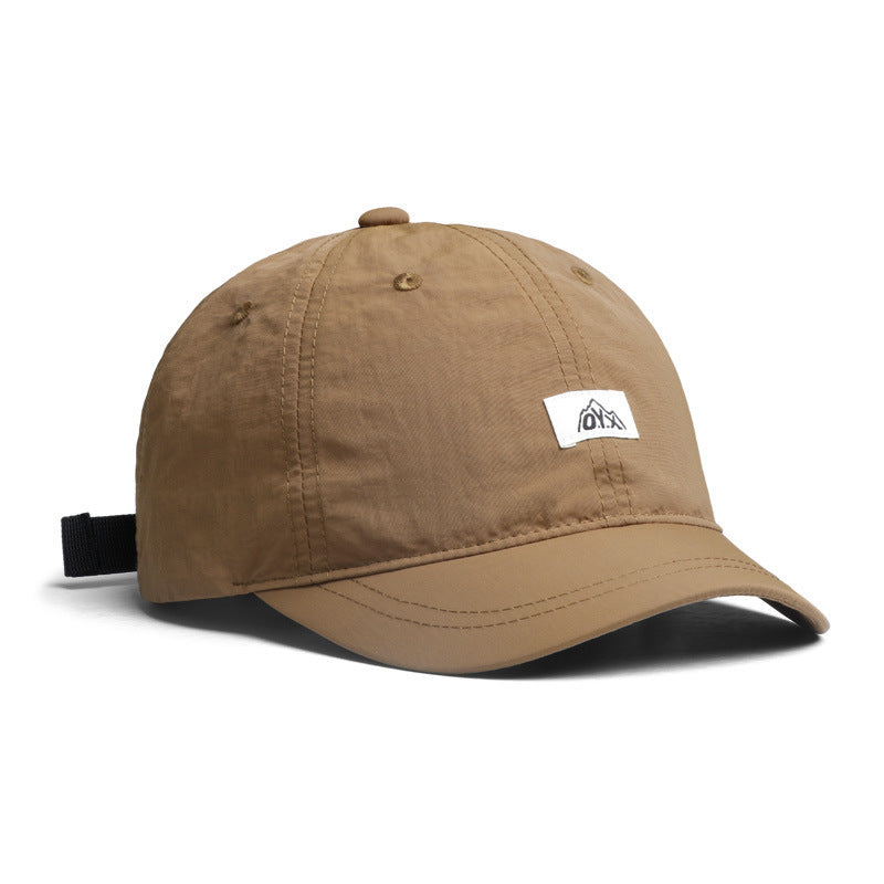 Simple Versatile American Retro Short-brim Cap