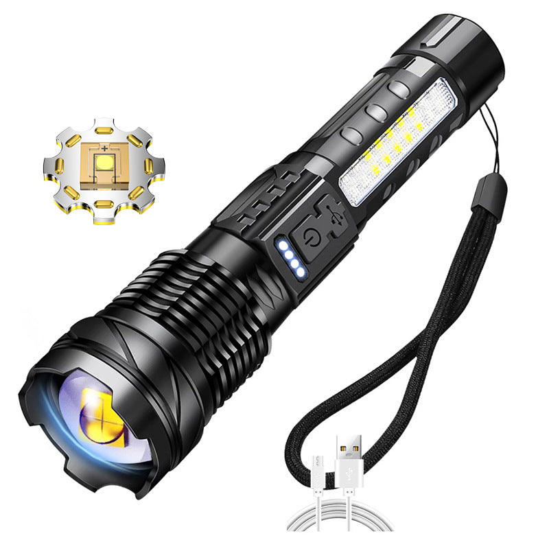 White Laser Waterproof Flashlight