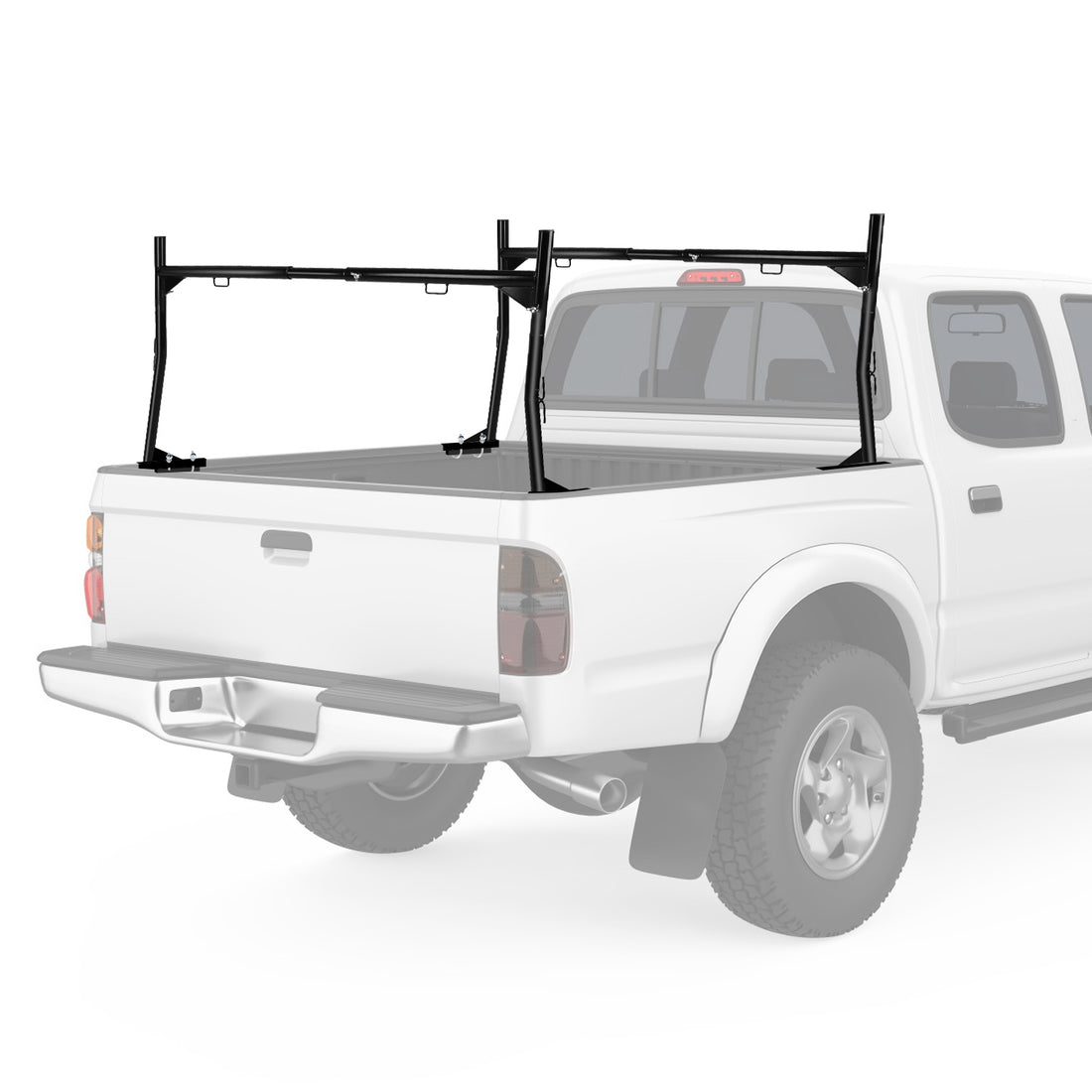 1Pair Extendable Truck Ladder Rack Non-Drilling Pick-up Truck Bed Utility Rack Adjustable Steel Truck Rack With 800LBS Capacity For 47.2-72.8in Wide Truck Bed For Kayak Surfboard