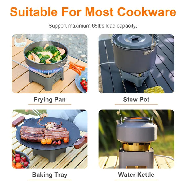 12000W Portable Camping Stove Windproof with Carry Case and Igniter