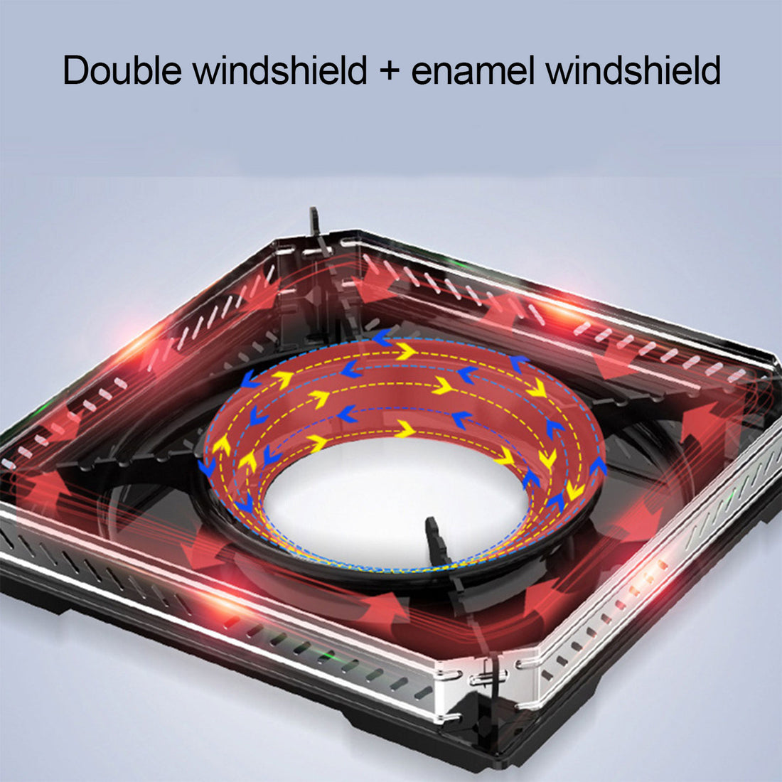 Portable Gas Stove with Fuel Tank for Outdoor Camping and BBQ