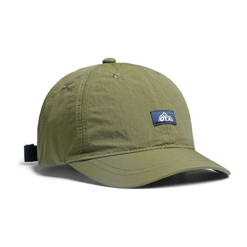 Simple Versatile American Retro Short-brim Cap