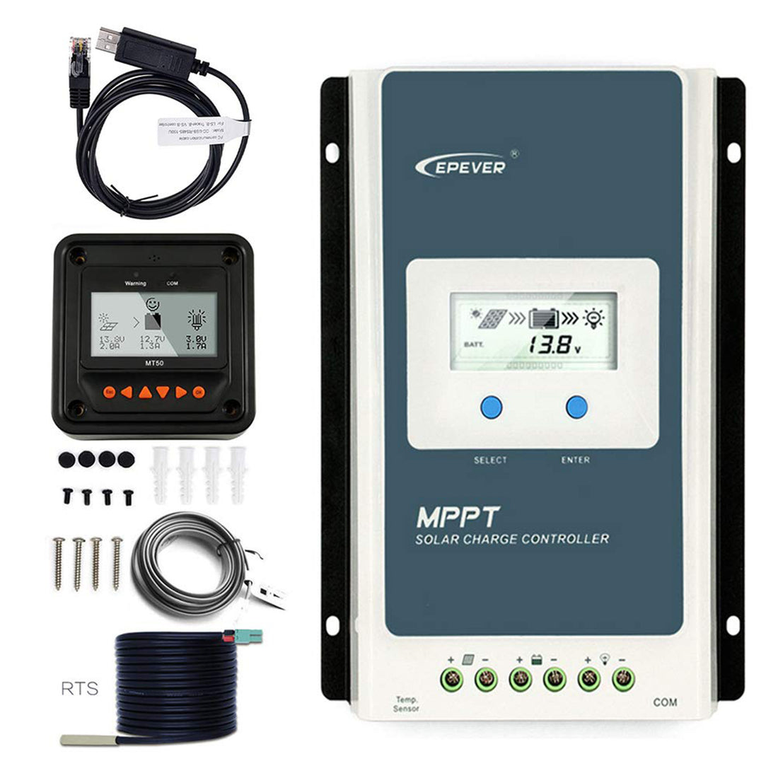 Total Negative Electrode RV Solar Controller