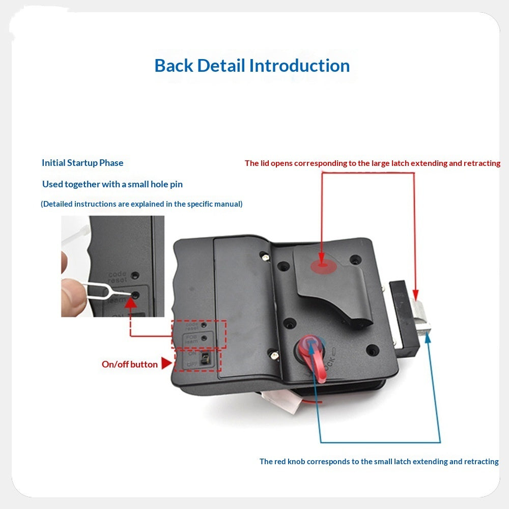 Smart Fingerprint RV Lock Anti-theft Password Lock