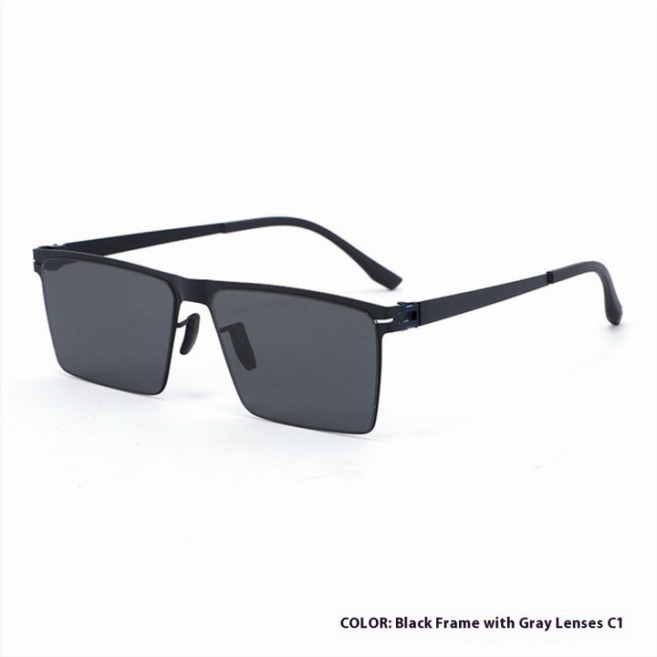 Korean Style Polarized Square Sunglasses for Men and Women