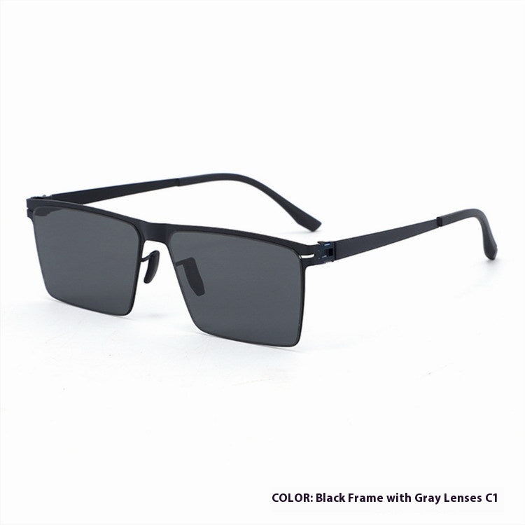 Korean Style Polarized Square Sunglasses for Men and Women