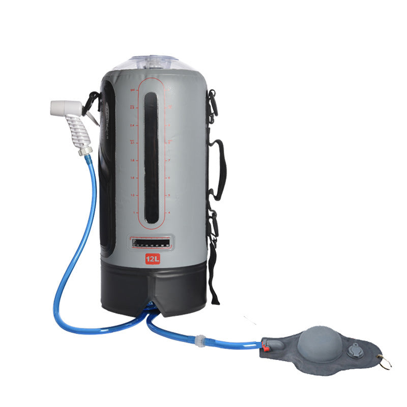 Outdoor Solar Shower Bag for Camping and Mountaineering