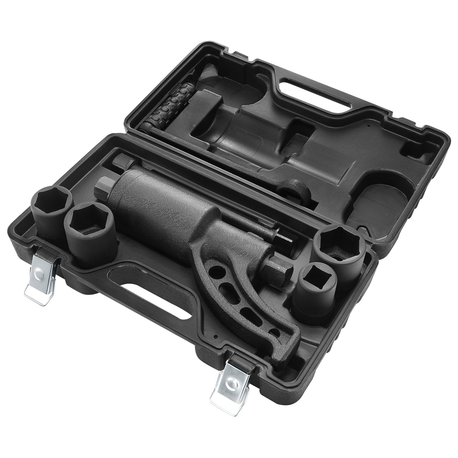 Torque Multiplier, Heavy Duty Torque Multiplier Wrench Set, 1 Inch Drive Lug Nut Wrench Torque Multiplier, 1-58 4800N.m Lug Nut Remover, With 4 Sockets And Storage Case For Truck Trailer RV