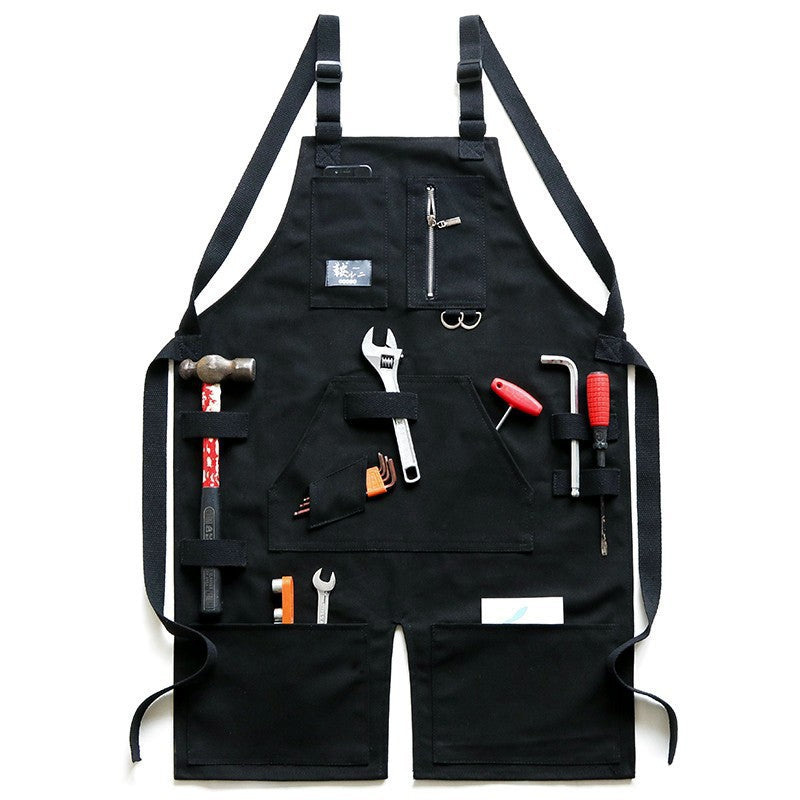Durable And Waterproof Canvas Men's Gardening Apron-style Work Pants