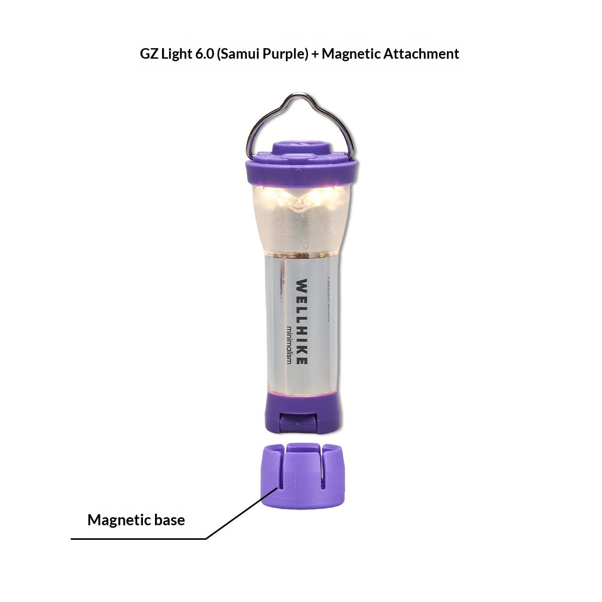 Camping Flashlight With An Incandescent Bulb