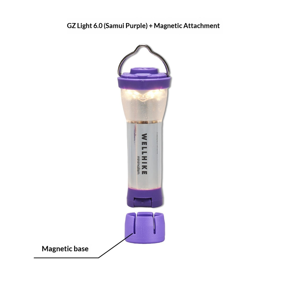 Camping Flashlight With An Incandescent Bulb