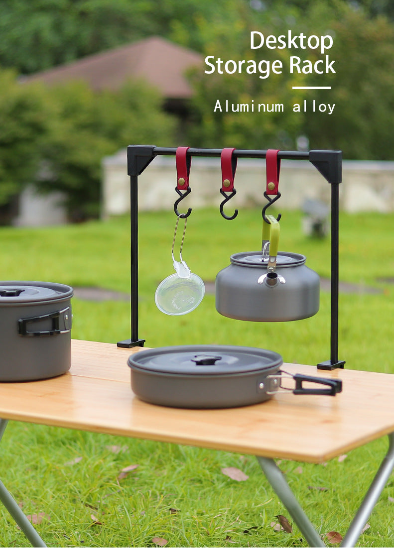Adjustable Base Clamp Small Hanging Rack For Pot Stove Cookware