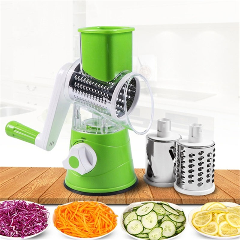 Vertical Rotary Vegetable and Fruit Slicer Grater
