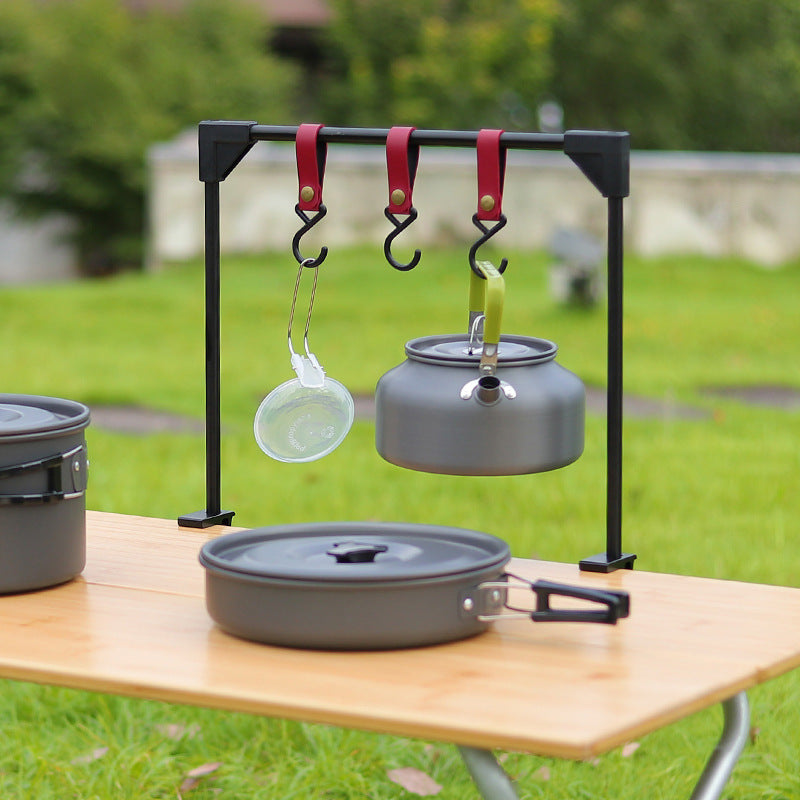 Adjustable Base Clamp Small Hanging Rack For Pot Stove Cookware