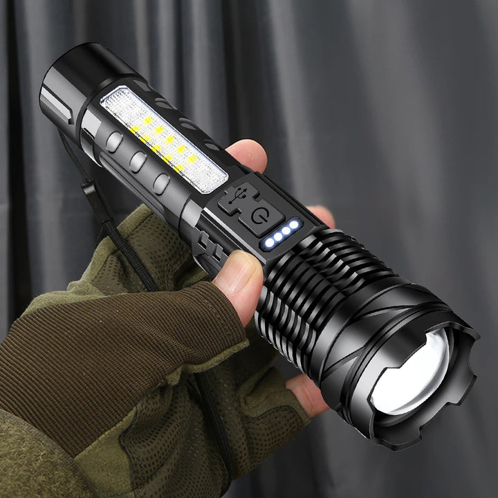 White Laser Waterproof Flashlight