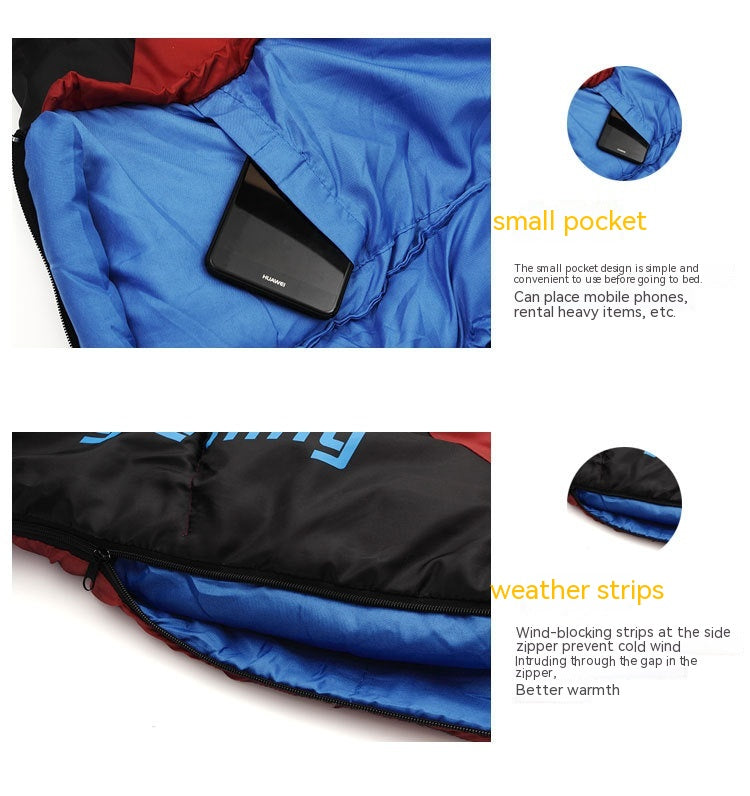 Mummy Autumn And Winter Camping Sleeping Bag