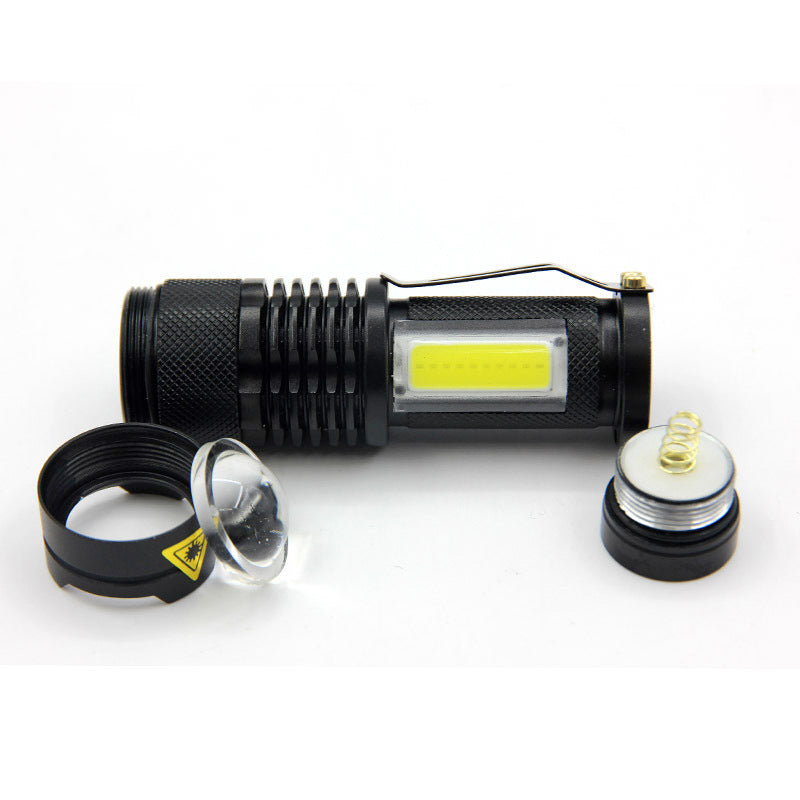 Mini Aluminum Alloy Strong Light Flashlight