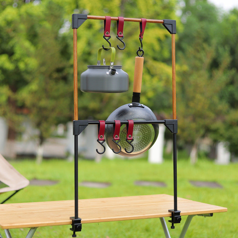 Adjustable Base Clamp Small Hanging Rack For Pot Stove Cookware