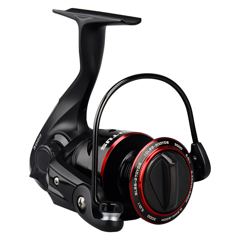 All Metal Spinning Reel with Telescopic Fishing Rod
