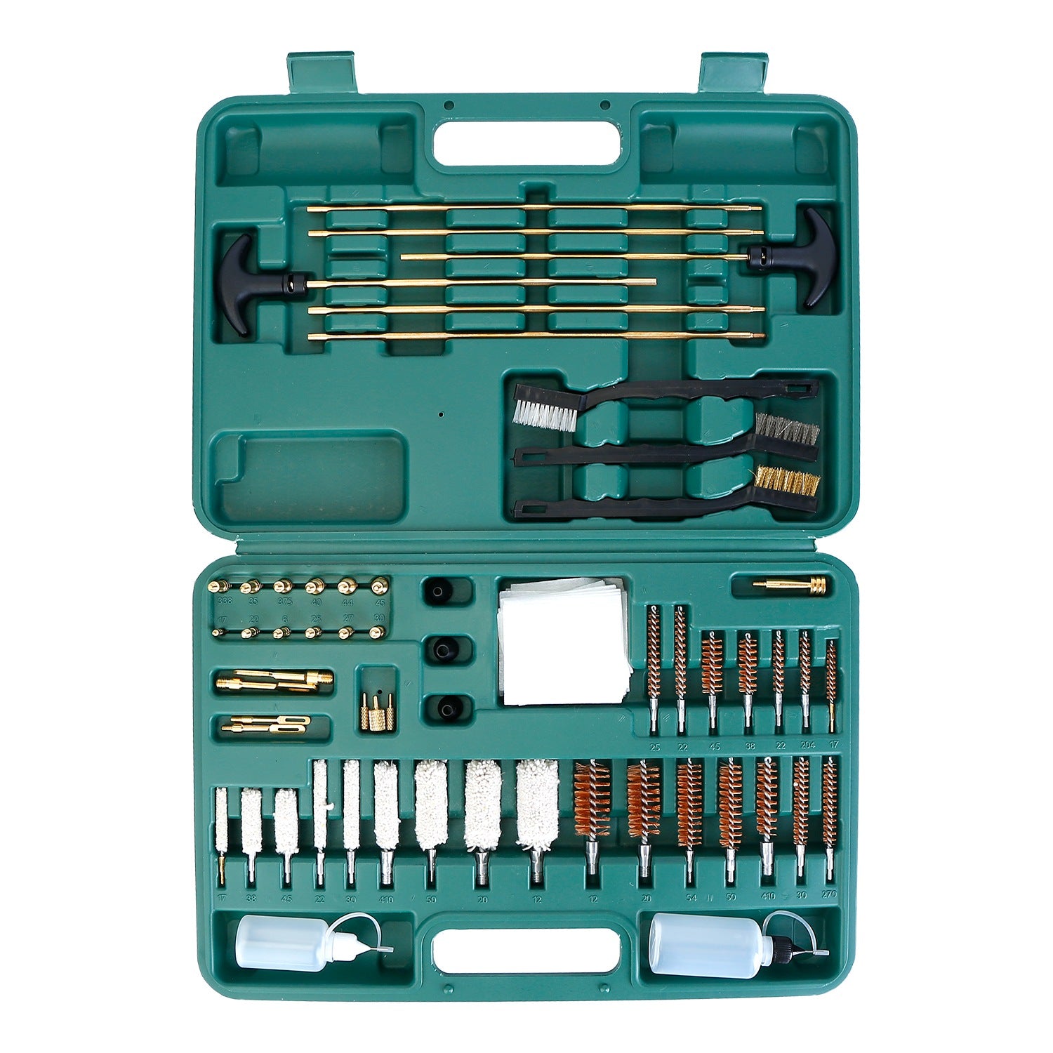 1Pc Universal Gun Cleaning Kit Gun Cleaning Brushes Mops Muff Guard With Carrying Case For Rifles Pistols Handguns Shotguns