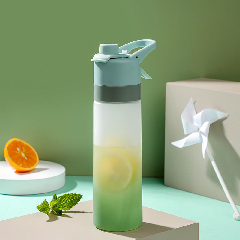 Large Capacity Spray Water Bottle for Sports and Travel